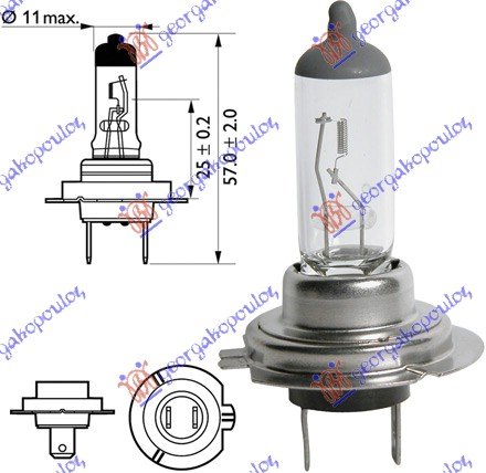 LAMP H7 12V 55/60W