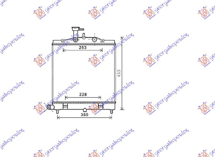 RADIATOR 1,1 CRDi (35,5x39,5)