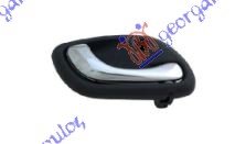 DOOR HANDLE FR/RR INNER CHR/BLACK