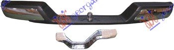 RR BUMPER INTERCHROME WITH TOW BARS