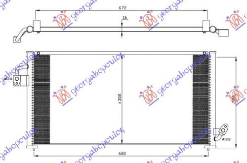 CONDENSER 97-99 G (73,5x34,7x16