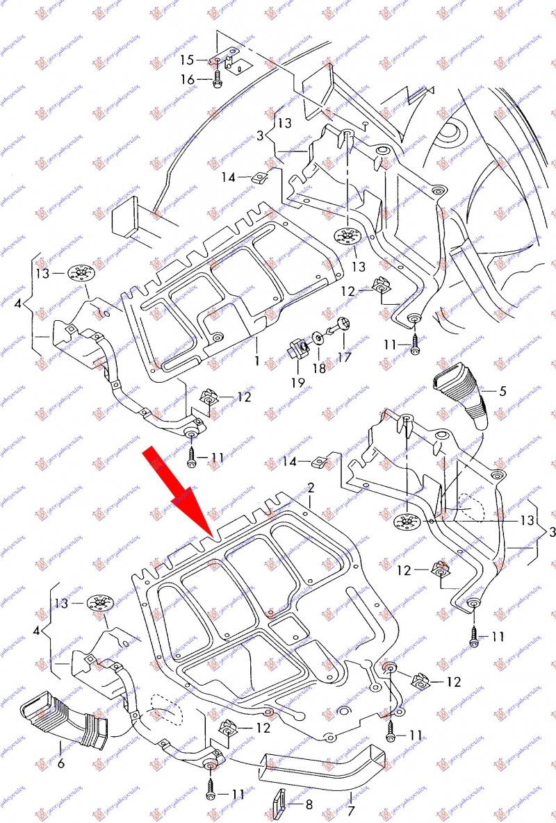 UNDER ENGINE COVER DIESEL AUTO