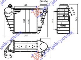 RADIAT. INTER.PET-DSL(18.3x19,5x8,5)18mm