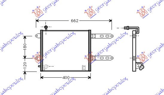 CONDENSER (33.5x36.5x2.1)