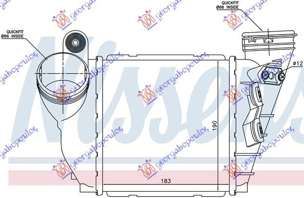 RADIAT. INTER. PET-DSL (18,3x19x6,5)12mm