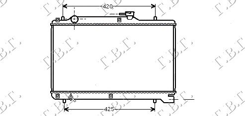 RADIATOR 1,8CC 16V (35x60)