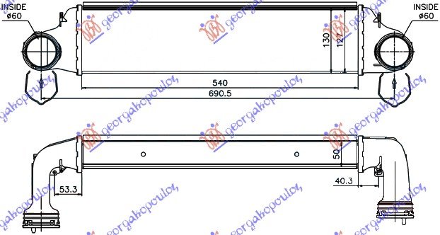 RADIAT.INTER.2,0TD03-06(54x130x50)(62/62