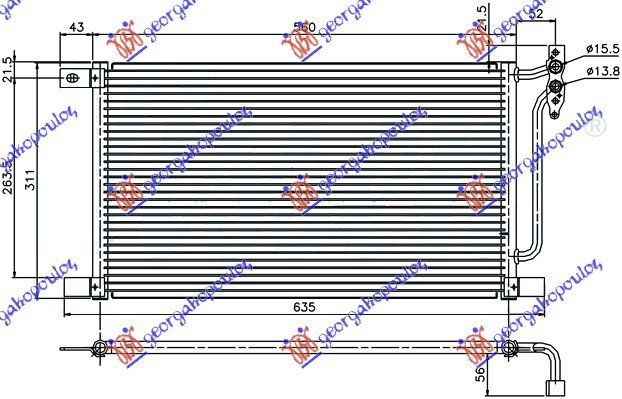 CONDENSER DIESEL (52x31,4x16)