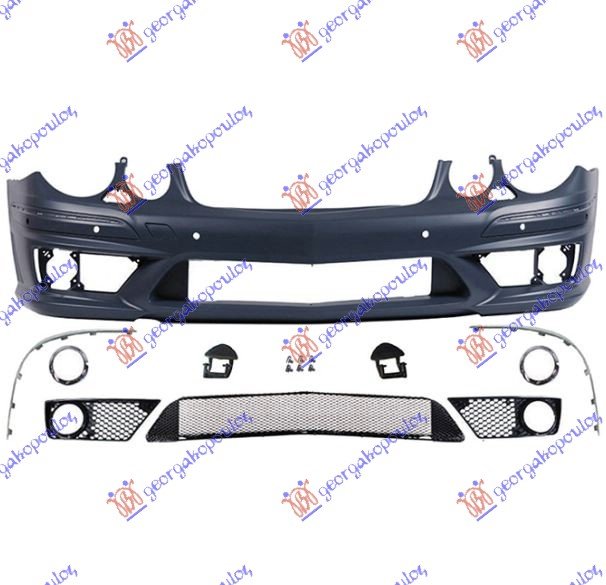 FRONT BUMPER (E63) 07-08 (W/PDS  WASH)
