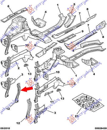 HEAD LAMP PANEL STEEL LOWER