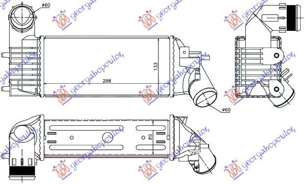 RAD.INTER.2,0-2,2HDi (302x136x85)