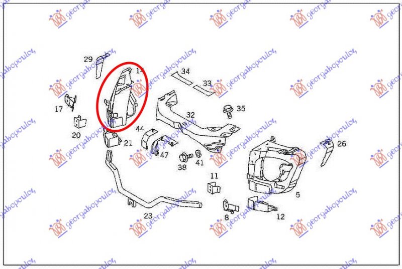 HEAD LAMP PANEL STEEL -02