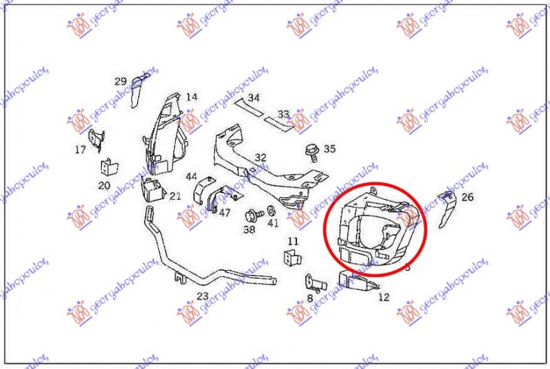 HEAD LAMP PANEL STEEL -02