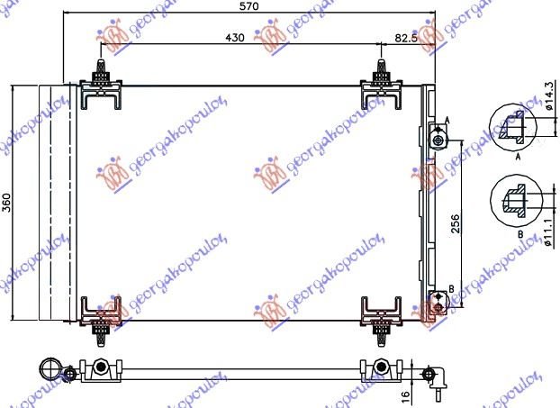 COND. 1.2-1.6 THP/1.6 HDI/1.6 BLUEHDI