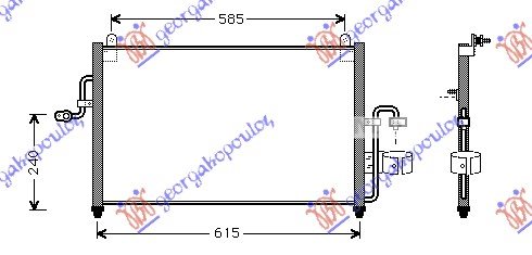 CONDENSER 1,6-2,0cc (60x36x2,2)