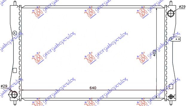 RADIATOR 1.5 CDi (64x40)