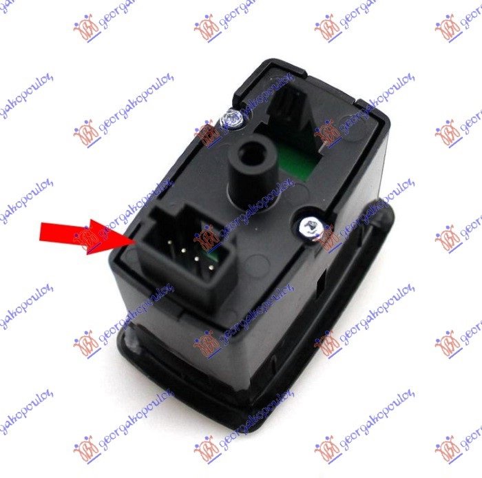 DOOR SWITCH FR/RR BLACK (single) (4pin)