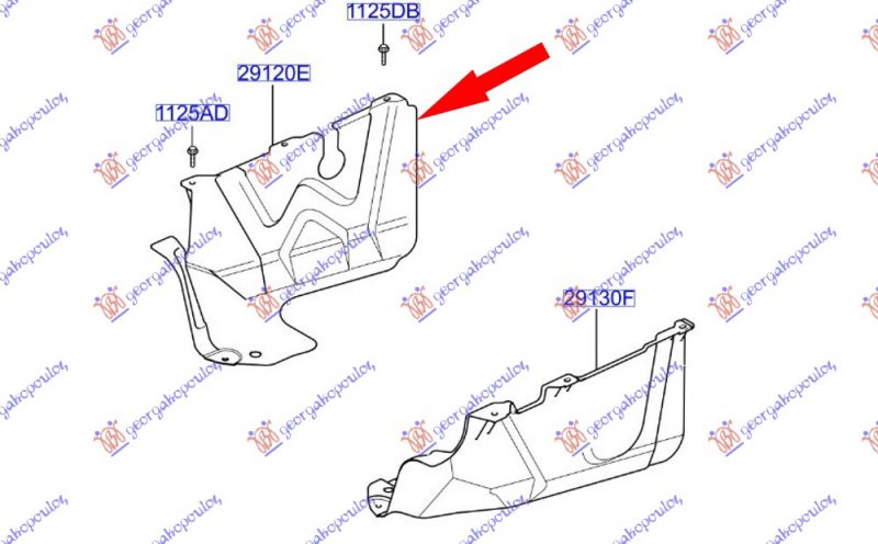 COVER ENGINE PLASTIC 1.3 cc