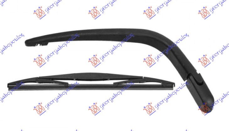 REAR WIPER ARM WITH BLADE (FRENCH) 305mm