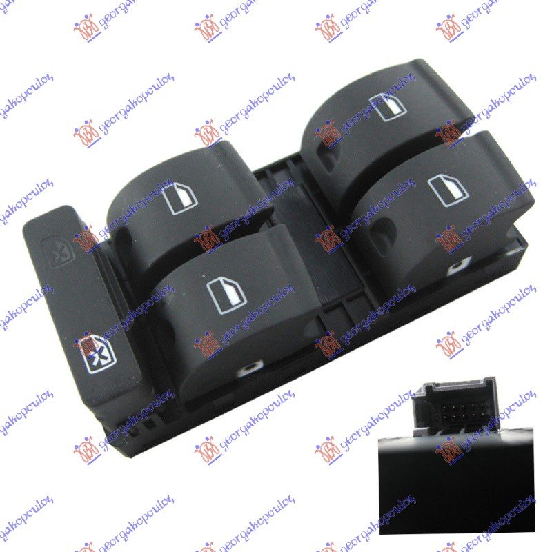 DOOR SWITCH FR.(Quadruple)(10pin)