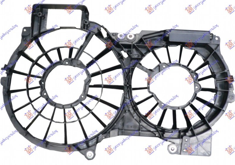 FAN SHROUD DOUBLE PETR-DIESEL