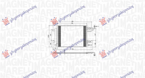 HLADNJAK KLIME ZA SVE MODELE (520x375) (MARELLI)