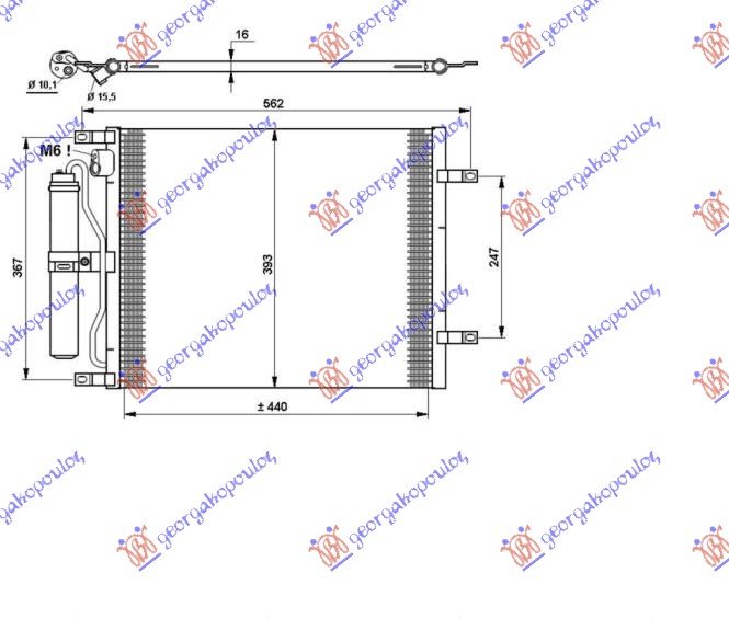 COND. 1.5 DCI (49x37.6x1.6)