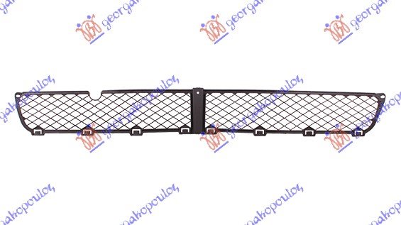 FRONT BUMPER CENTRAL GRILLE 06-