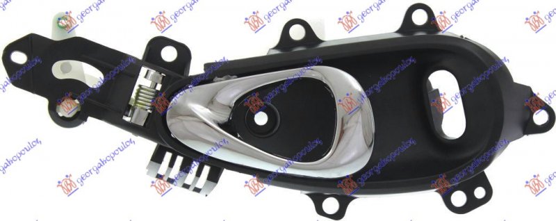 DOOR HANDLE FRONT INNER CHR/BLACK