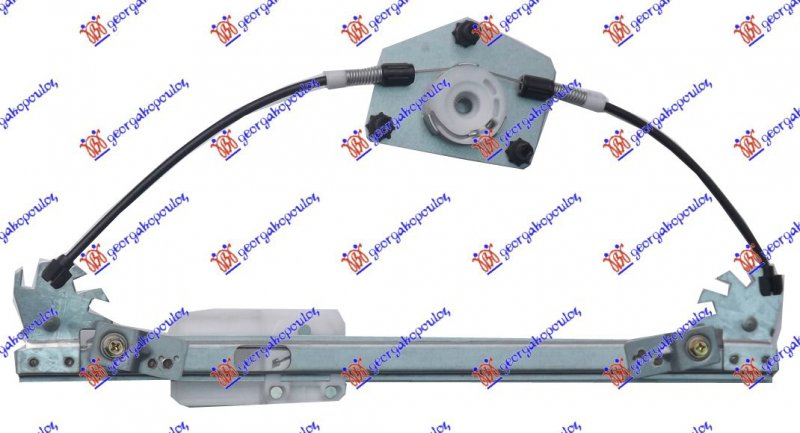 REAR WINDOW REGULATOR ELEC (W/O MOTOR)