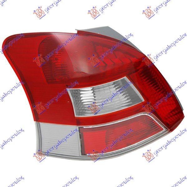TAIL LAMP 09- (CLEAR/RED) LED (E)