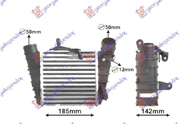 RAD. INTERC. 1.8TUR PET./1.4-1.9 TDi DSL