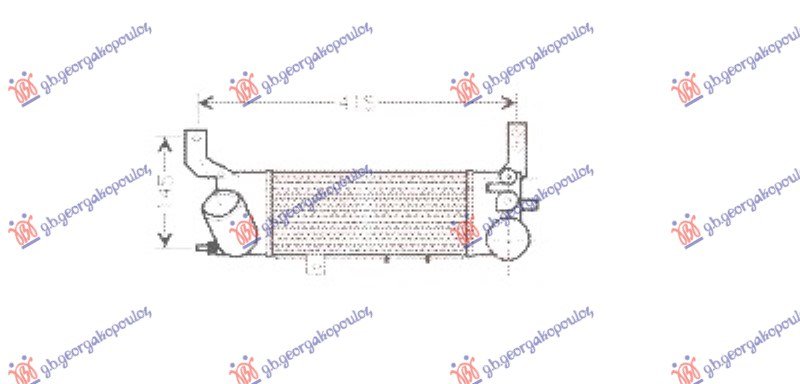 HLADNJAK INTERKULERA 2.0 DIZEL (250x120)