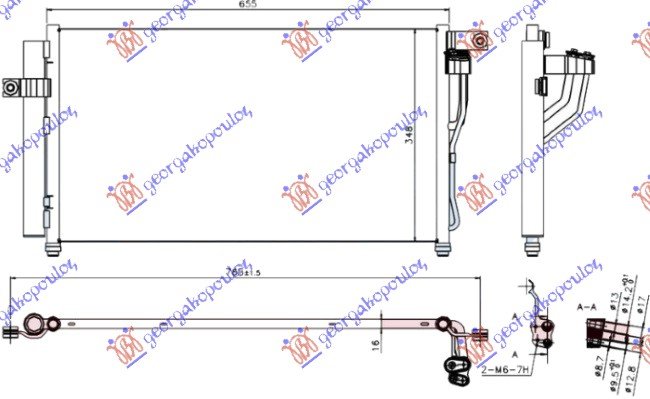 CONDENSER (61x35) 1.4i-1.6i 16V