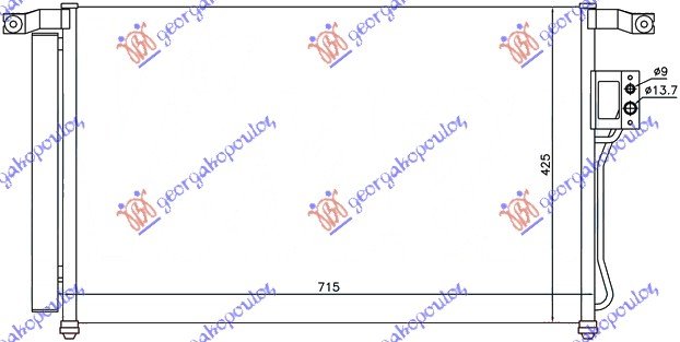 CONDENSER 2.4 PETROL (66.5x42.5)