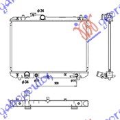 HLADNJAK MOTORA 1.3/1.5i 16V (AUTO) (+/-AC) (375x550) (KOYO)