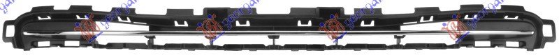 FR. BUMPER UPPER GRILLE 10- W/CHROME