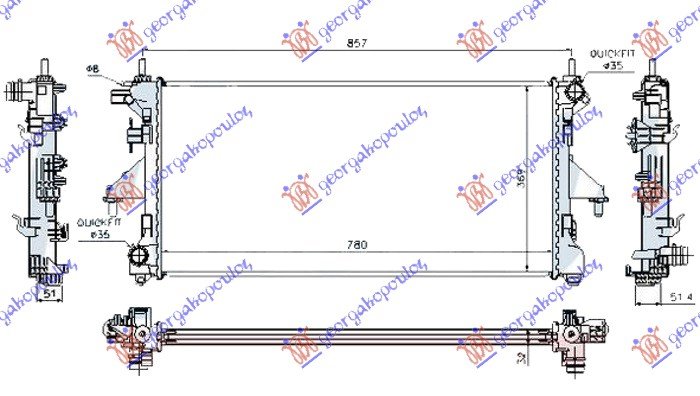 HLADNJAK 2.3 JTD+AC DIZ AUT-3.0 JTD+A/C