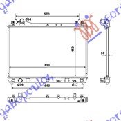 RADIATOR 1.9 DDiS (45x69x16)