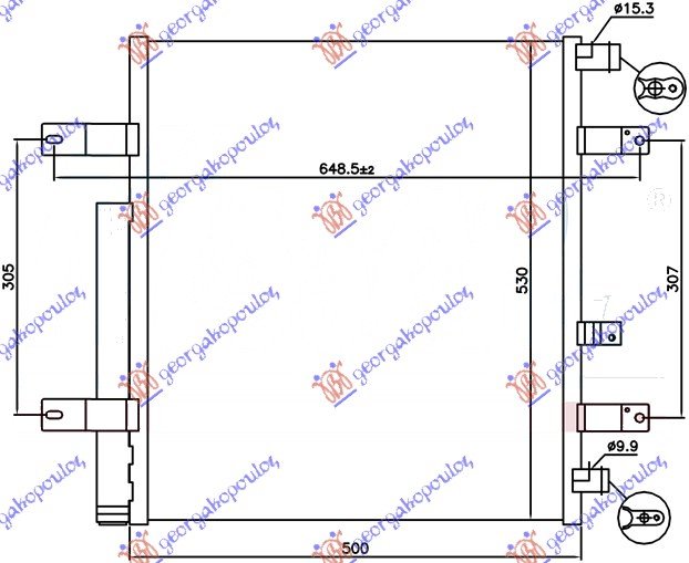 CONDENSER DIESEL (46x53,4)