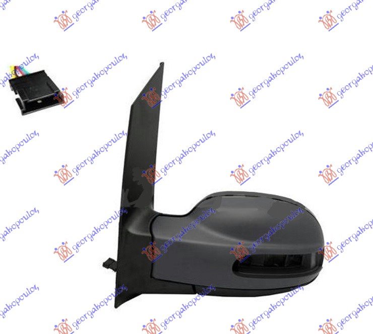 RETROVIZOR ELEKTRICNI SA GREJACEM (OTVOR ZA MIGAVAC) (VIANO)