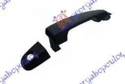 DOOR HANDLE FRONT OUTER BLACK