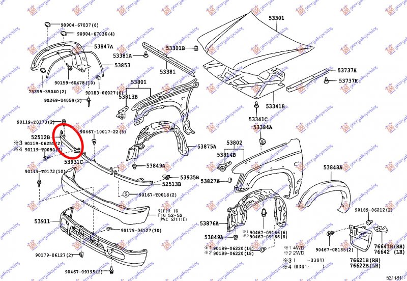 HEAD LAMP RIM