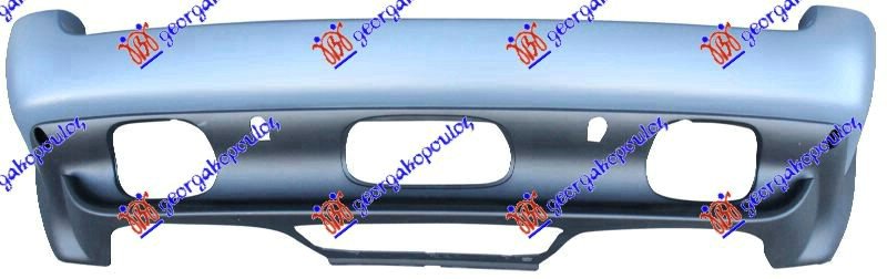 REAR BUMPER PRIMED (W/PDS)
