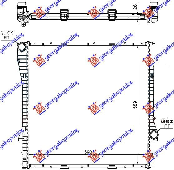 RADIAT.3.0BENZ/DIES MAN. (59x60x2,4)