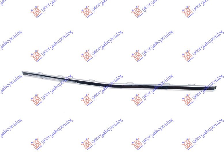 FRONT BUMPER CHROME MOULDING 05-