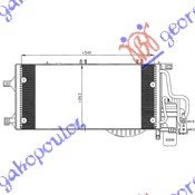 HLADNJAK KLIME 1.3-1.7 CDTI (54x26) 03-