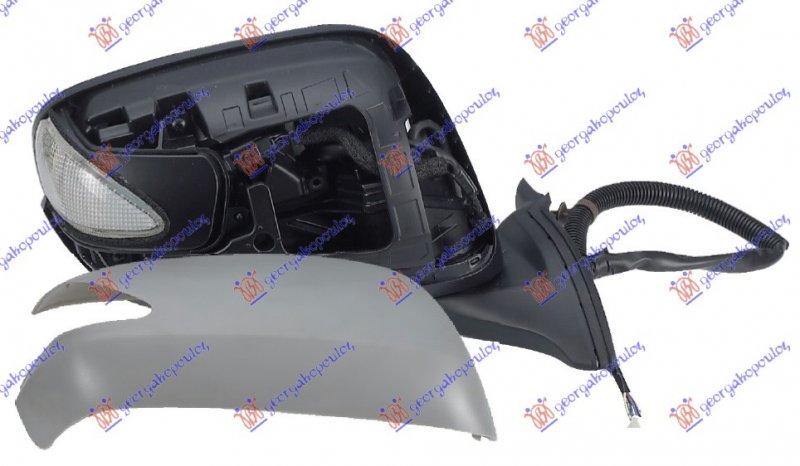 DOOR MIRROR ELETR.PRM W/SIDE LAMP (A Q
