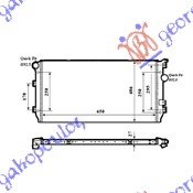 RADIATOR 1.4TSI-1.8TFSI-2.0TDI (65x41)