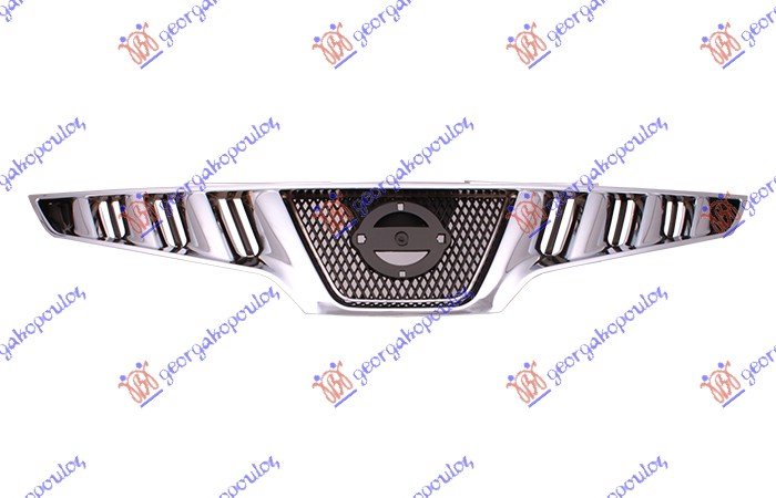 GRILLE CHROME/BLACK 09-